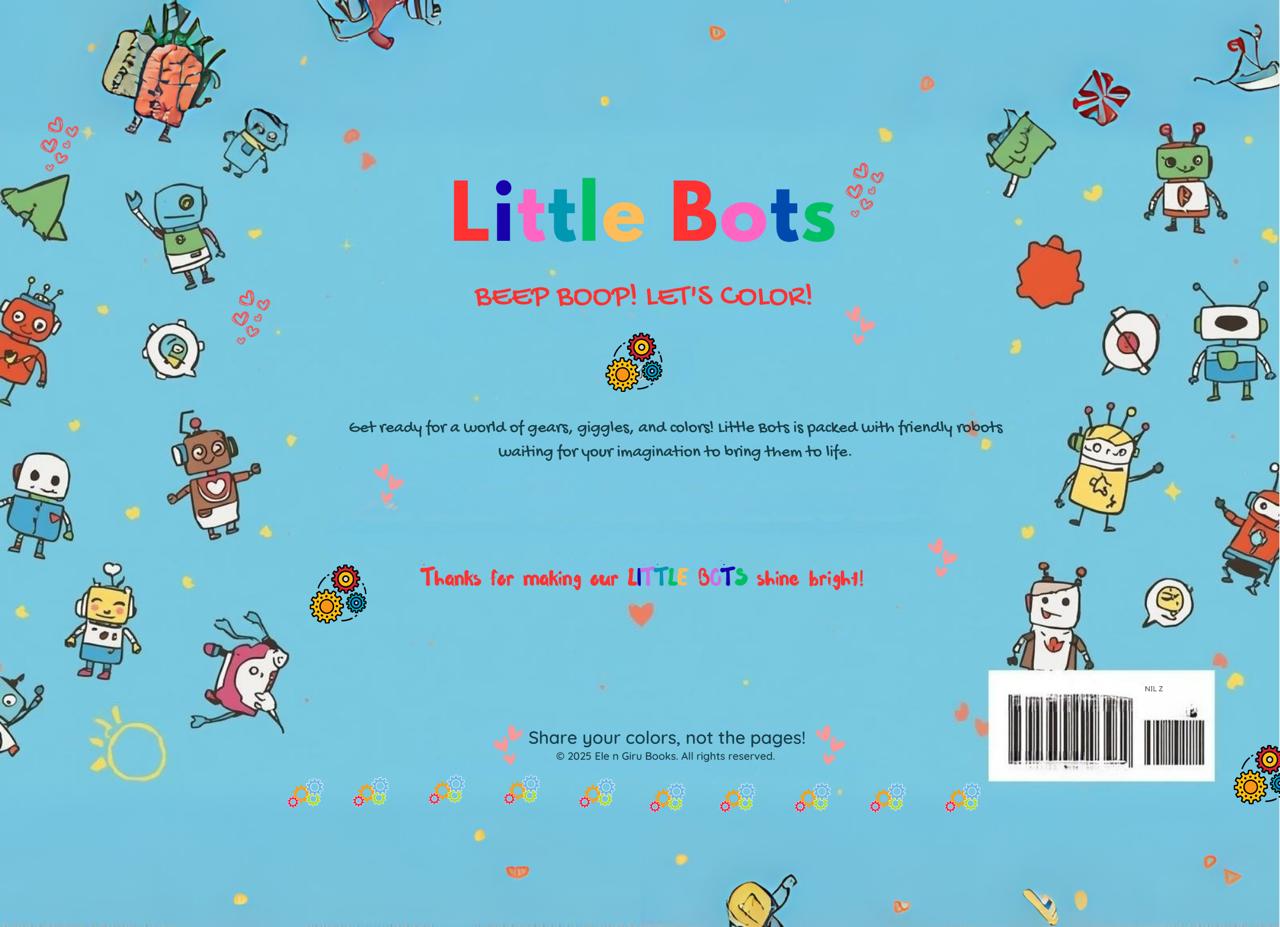 Little Bots: A Robot Coloring Adventure